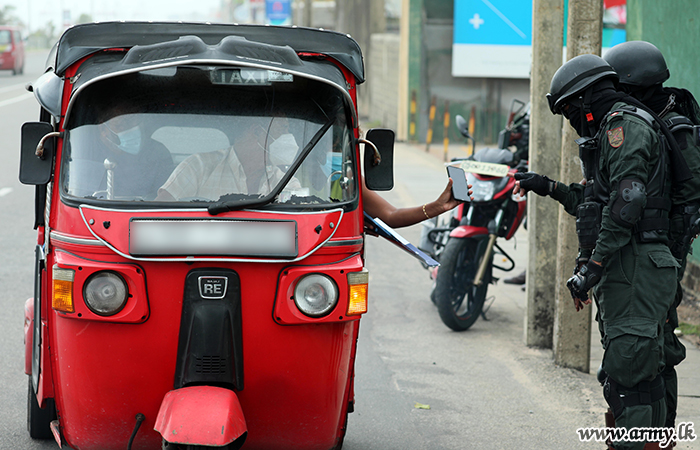 தனிமைப்படுத்தல் ஊரடங்கு அமுலனை பராமரிக்க படையினர் நிலைநிறுத்தம்