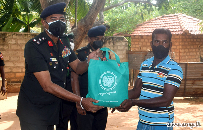 521 Brigade Anniversary Marked Giving Dry Rations to the Needy 