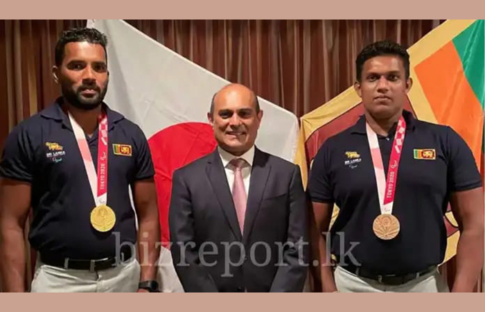 Maha Sangha & Sri Lanka's Ambassador for Japan Extend Warm Reception to Paralympics Medalists