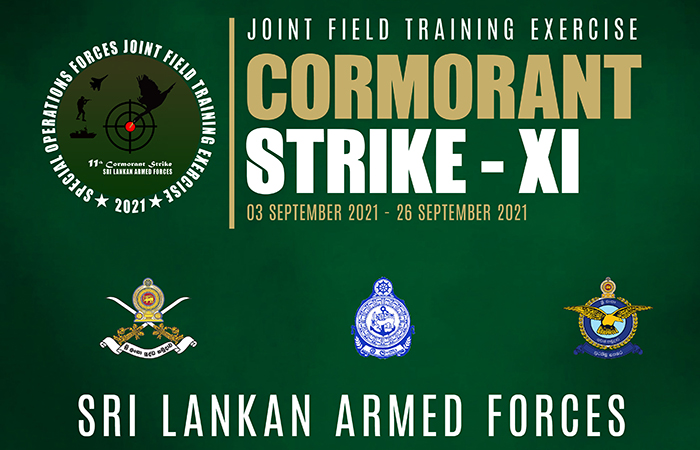 ‘Exercise - Cormorant Strike XI - 2021’ 11th Edition Kicked off from Minneriya 