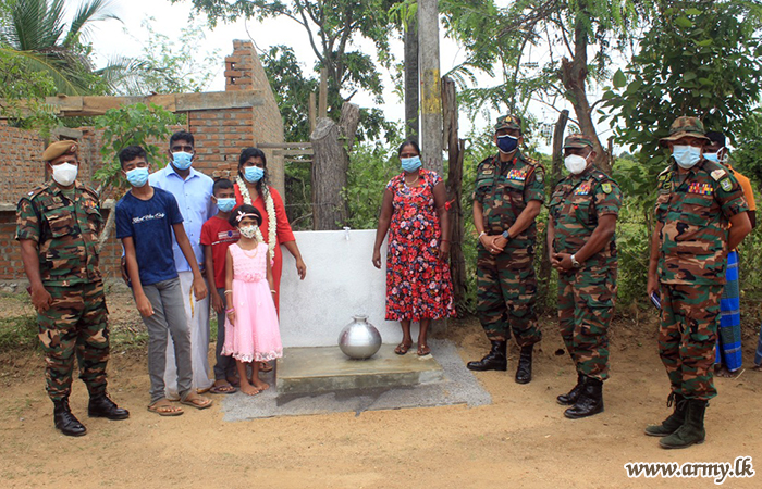 4 GW Troops Install Drinking Water Facility for Needy Families