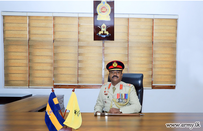 Major General Sena Waduge, New SLAVF Commandant Assumes Duties 