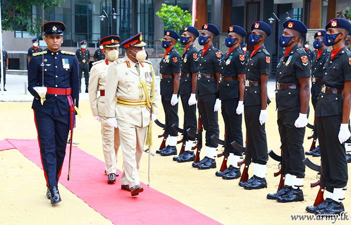 Outgoing Colonel Commandant CES Honoured in Farewell Salute