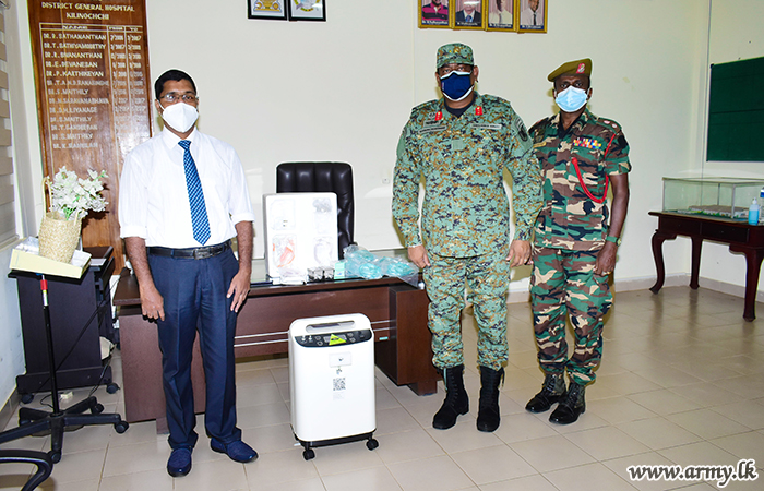 Kilinochchi Hospital Given a Share of Medical Accessories Gifted to Head, NOCPCO
