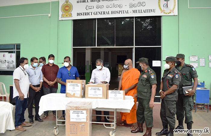 முல்லைத்தீவு மாவட்ட வைத்தியசாலைக்கு வைத்திய உபகரணங்கள் பரிசளிப்பு