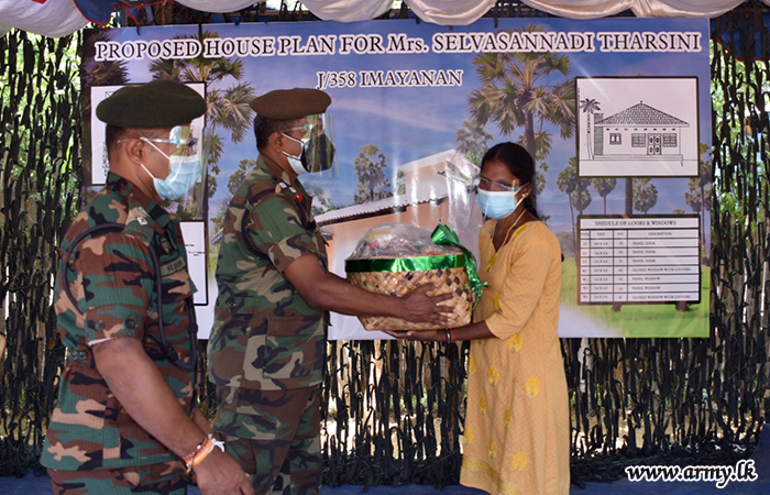 551 Brigade Troops with Donor's Support to Build One More Home for a Needy Family 