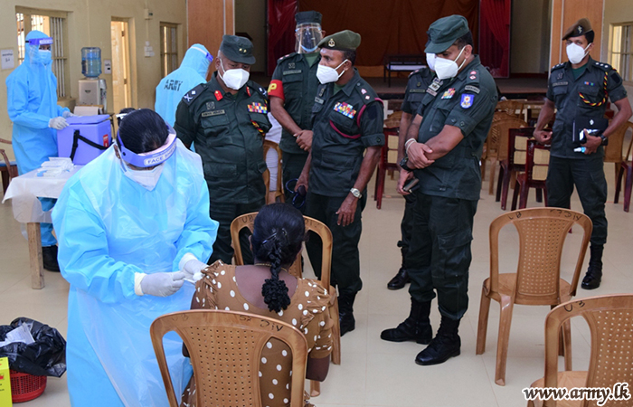 Kilinochchi Troops Launch Vaccination Drive in Kilinochchi District