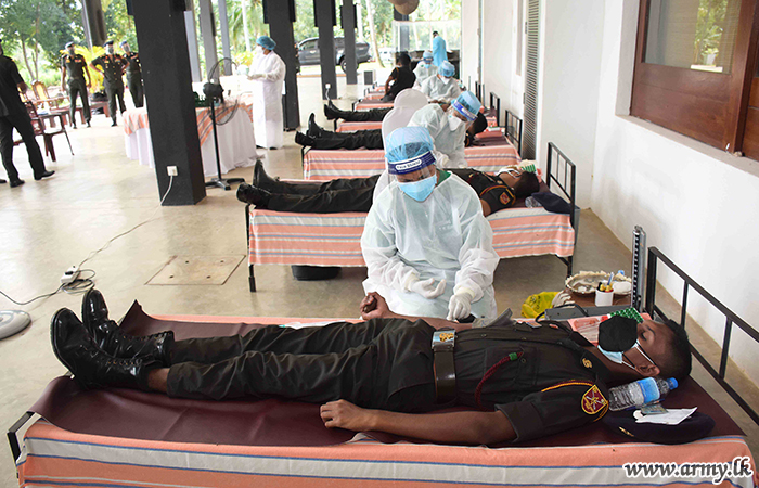 VIR Troops Volunteer to Replenish Blood Stocks for Thalassemia Patients in Kurunegala District