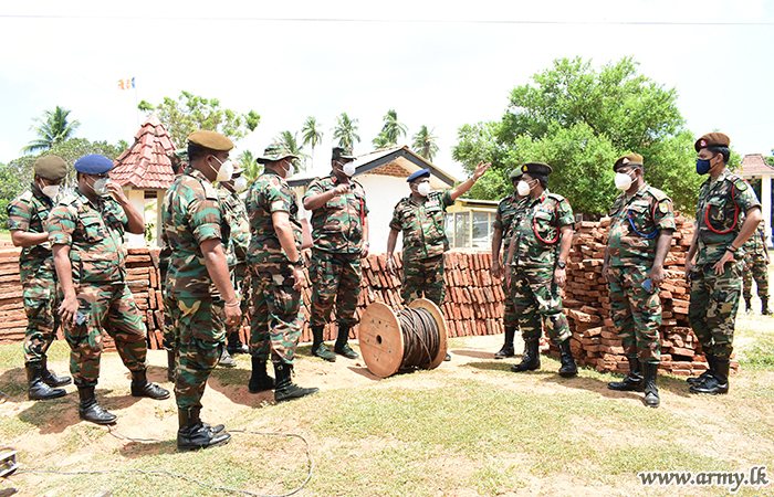 East Commander Pays Field Visits to 241 & 242 Brigades after Meeting at Temple