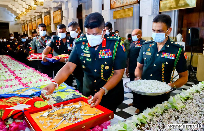 The Sri Lanka Army Inaugurates its 72nd Anniversary Commemorative Ceremonies at Dalada Maligawa
