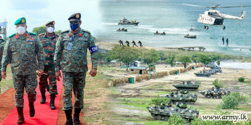 Kumpurupiddi Beach Head Turns to Mini Battlefield During Final Phase of Mock Enemy Attack