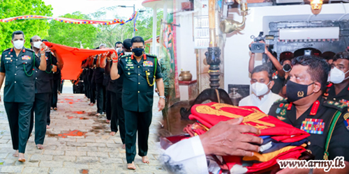 Kirivehera & Kataragama Sacred Precincts Glitter with Fluttering Army Flags