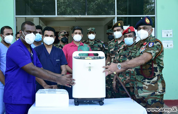 මුලතිව් දිස්ත්‍රික් රෝහල වෙත ‘Oxygen Concentrator’ යන්ත්‍ර පරිත්‍යාගයක්