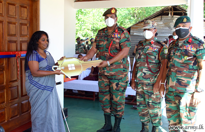 SFHQ-East Gifts One More Army-Built House to a Deserving Lady