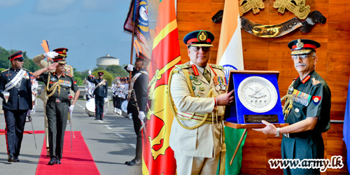 Indian Army Chief Arrives at AHQ amid Military Honours & Holds Cordial Talks