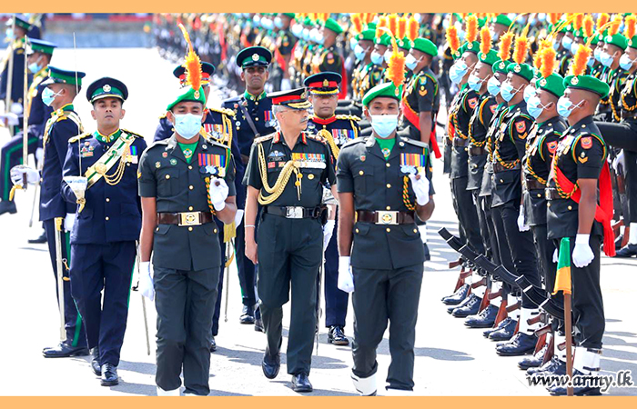 Glittering Military Honours at GR Regimental Centre Extend Warm Reception to Indian Army Chief