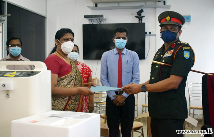 Oximeters Gifted to Commander Distributed  