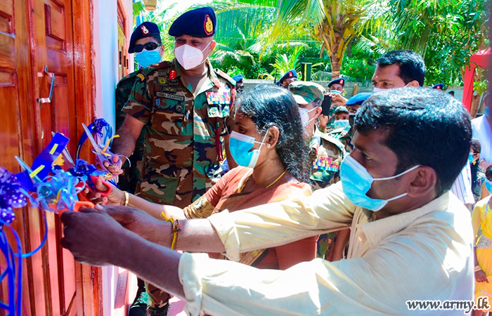 Three More New Houses Gifted to Kilinochchi Civilians by SFHQ-MLT