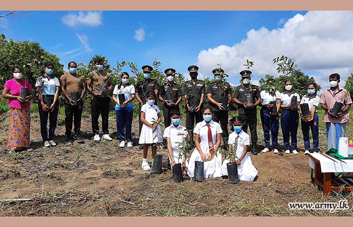 Eastern Troops Take to Planting of ‘Kumbuk’ Saplings