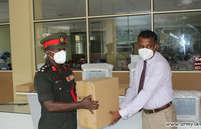 Medical Accessories Gifted to the Army Chief Distributed by SFHQ-West 
