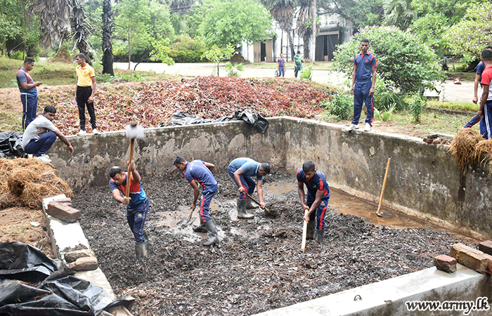 කාබනික පොහොර නිෂ්පාදනය කිරීමේ ජාතික ක්‍රියාන්විතයට භඨකාර්ය සම්පාදන විද්‍යාලයේ සහයෝගය