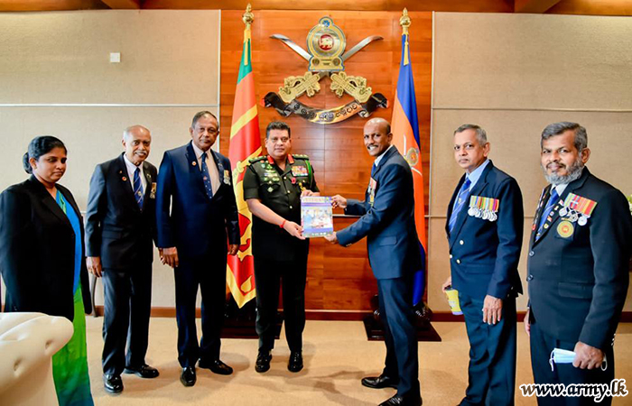 ‘Poppy’ Flower Pinned on the Army Chief on Remembrance Day