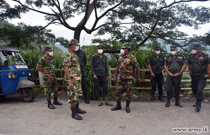 යුද්ධ හමුදා භටපිරිස් ජාතික ගොඩනැගිලි පර්යේෂණ සංවිධානය සමඟ එක්ව කඩුගන්නාව ප්‍රදේශයේ නායයෑමේ සිදුවීම පිළිබඳ නිරීක්‍ෂණයක