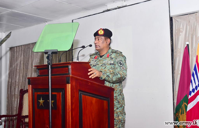 1 Corps Commander, Mj Gen Harendra Ranasinghe on Formal Visit to 58 Division