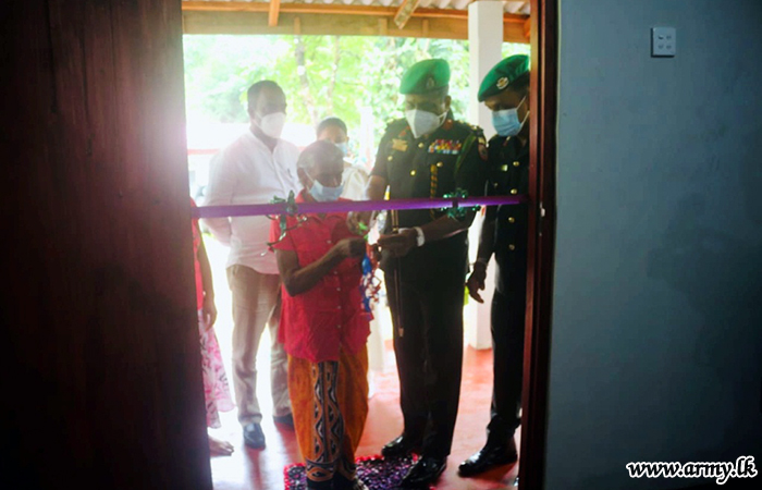 Troops with Their Resources Build House for a Needy Family