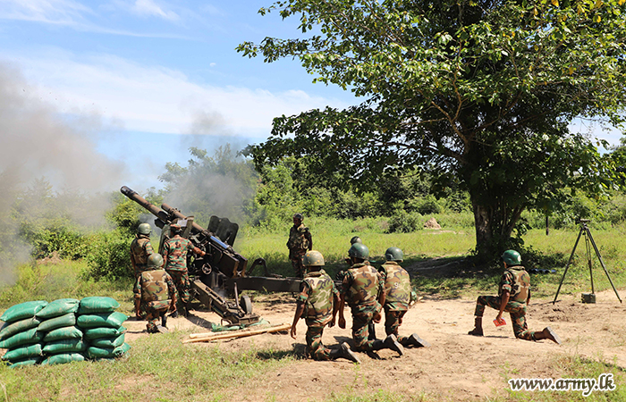 කාලතුවක්කු පුහුණු පාසල මිලිමිටර් 122 වෙඩිතැබීමේ පුහුණුවීම් නැවත අරඹයි  