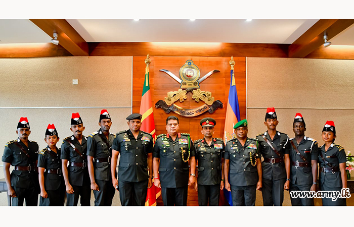 Officer Cadets Receive Leadership Guidelines from Their Chief at Army HQ