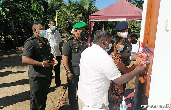 One More Kataragama Family Gets Army-Erected Home