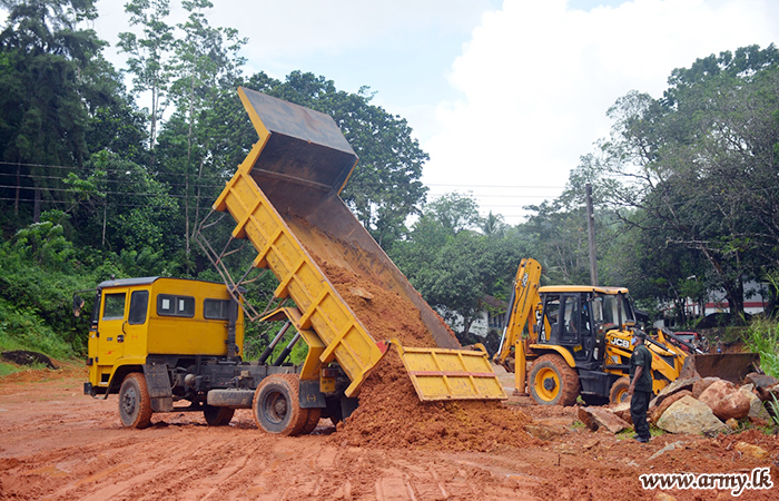 12 වන ක්ෂේත්‍ර ඉංජිනේරු රෙජිමේන්තුවේ භටපිරිස් විසින් ක්‍රියාත්මක කළ තවත් ක්‍රීඩාපිටියක සංවර්ධන කටයුතු අවසන්