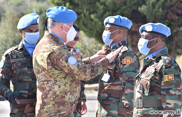 Lebanon’s Sri Lankan Troops at UNIFIL Receive Medals