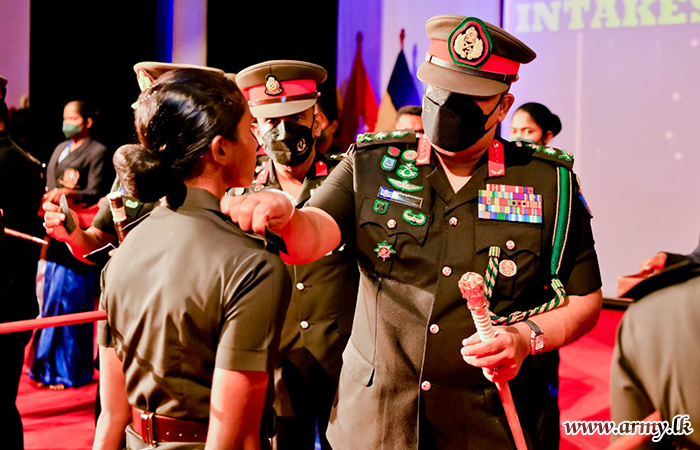 Chief Guest & Parents Adorn Epaulettes of New Officers with Rank Insignias