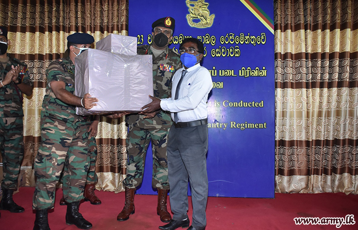 Mullaittivu Troops Get Drinking Water Facility & School Aids to 330 Students