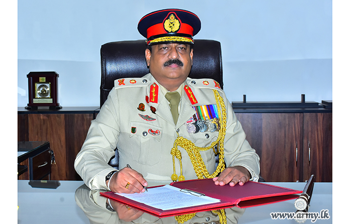 New DCOS, Maj Gen Jagath Kodithuwakku Accepts Office