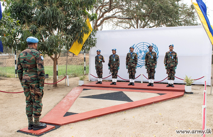 දකුණු සුඩානයේ දෙවන මට්ටමේ රෝහලෙහි රාජකාරි කල 7 වන ශ්‍රී ලංකා වෛද්‍ය කණ්ඩායමේ සේවය ඇගයීමට