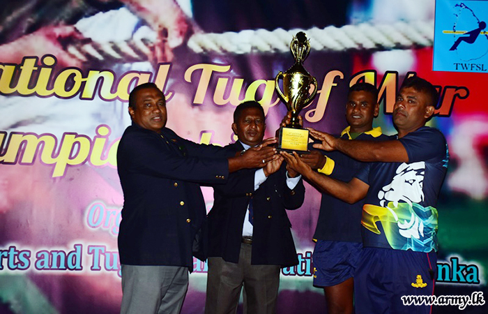 Army Players Win Overall Championship in National Tug of War Tournament