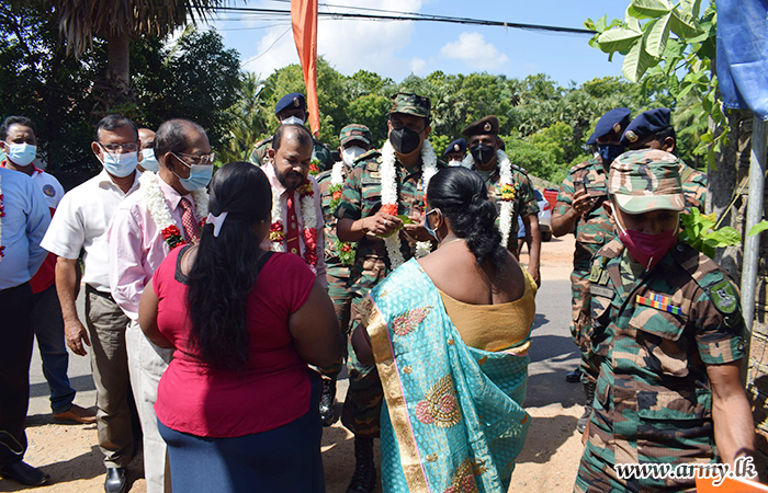 231 Brigade Troops Renovate One More House & Vested it in the Deserving Family