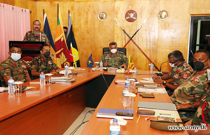 New Jaffna Commander Familiarizes with 55 Division HQ & Under Command Units