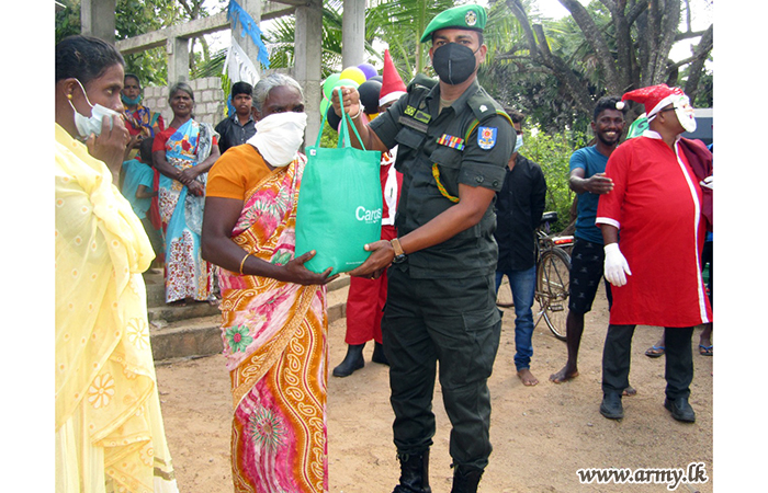 Dry Ration Packs Given as X’mas Gifts  