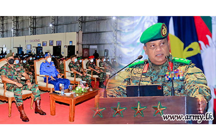 Gen Shavendra Silva Extends Seasonal New Year Greetings to Jaffna-based Tri Service Troops