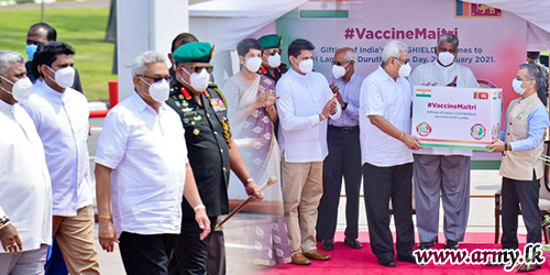 Indian PM-Gifted First Consignment of COVID-19 Vaccines Accepted by HE the President 