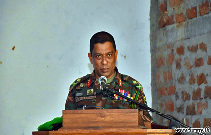 Wanni Commander Observes Battalion Training at Bogoda