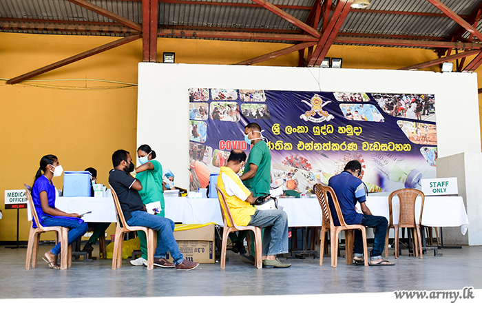 SLAMC Troops Continue Their Island-wide Booster Vaccination