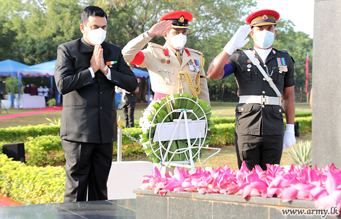 දිවිපිදු ඉන්දීය සාමසාධක හමුදාවේ විරෝදාර රණවිරුවන් ඉන්දීය ජනරජ දිනයේදී සිහිපත් කරයි