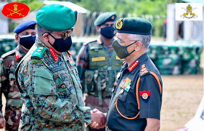 Indian Army Chief Extends Independence Day Greetings to Sri Lankan Army Troops & Families