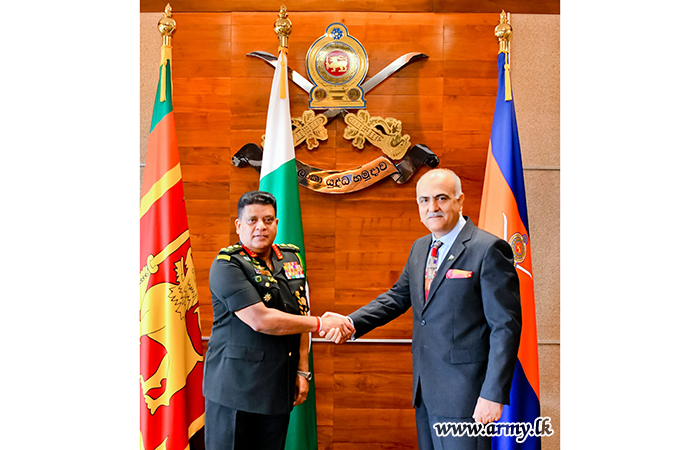 New High Commissioner of Pakistan Extends Courtesies to General Shavendra Silva