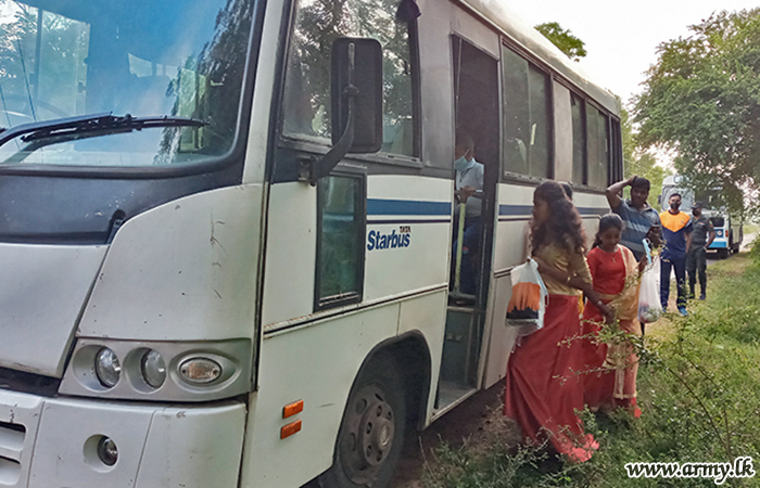 Troops Provide Transport Facility to Devotees Attending Church Opening